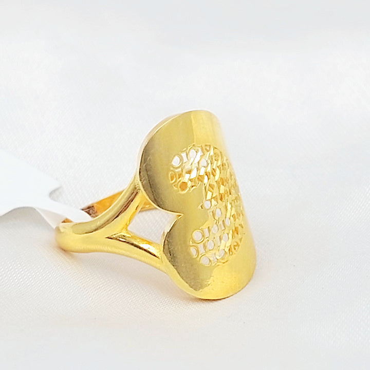 Deluxe Deluxe Ring Made of 21K Gold by Saeed Jewelry 
