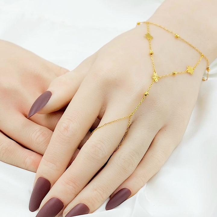 Rose Hand Bracelet