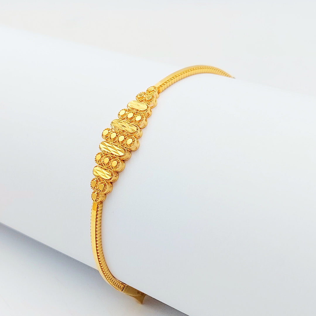 Engraved Bangle Bracelet