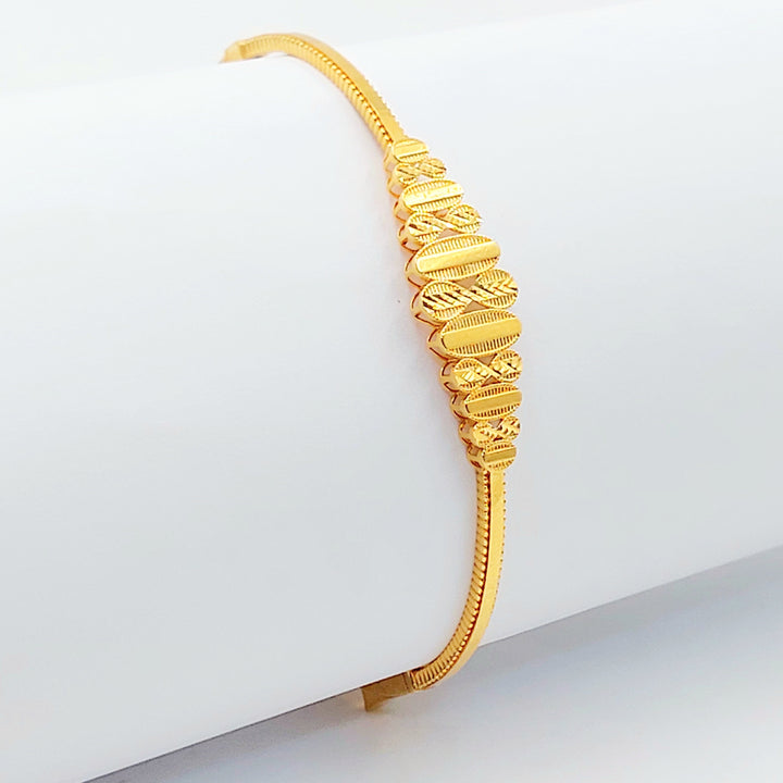 Engraved Bangle Bracelet