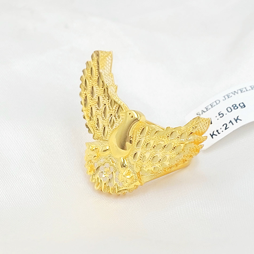 Deluxe Ring Made of 21K Gold by Saeed Jewelry 