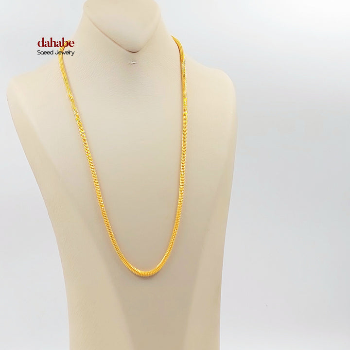 21K سنسال  ماليزي 4mm-مجوهرات الشيخ سعيد-Saeed Jewelry 