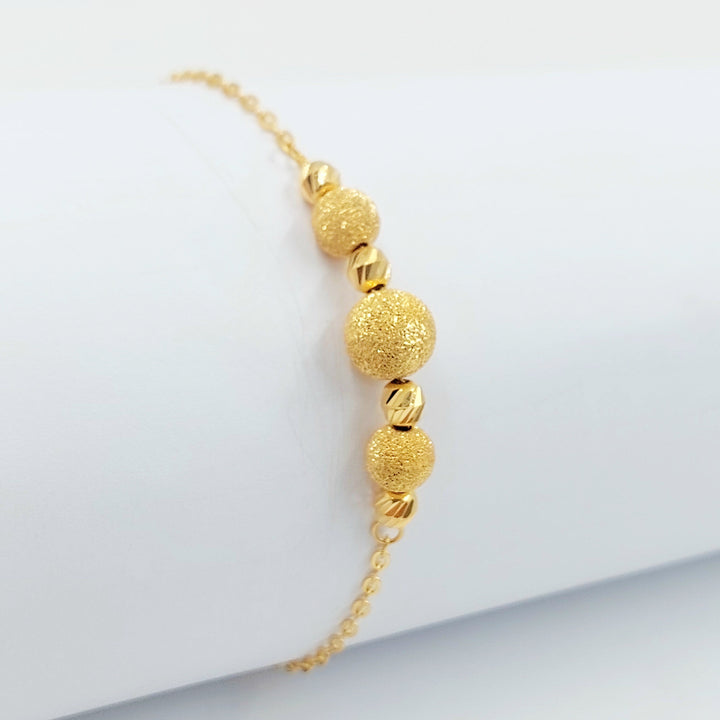 21K اسوارة طابات-مجوهرات الشيخ سعيد-Saeed Jewelry 