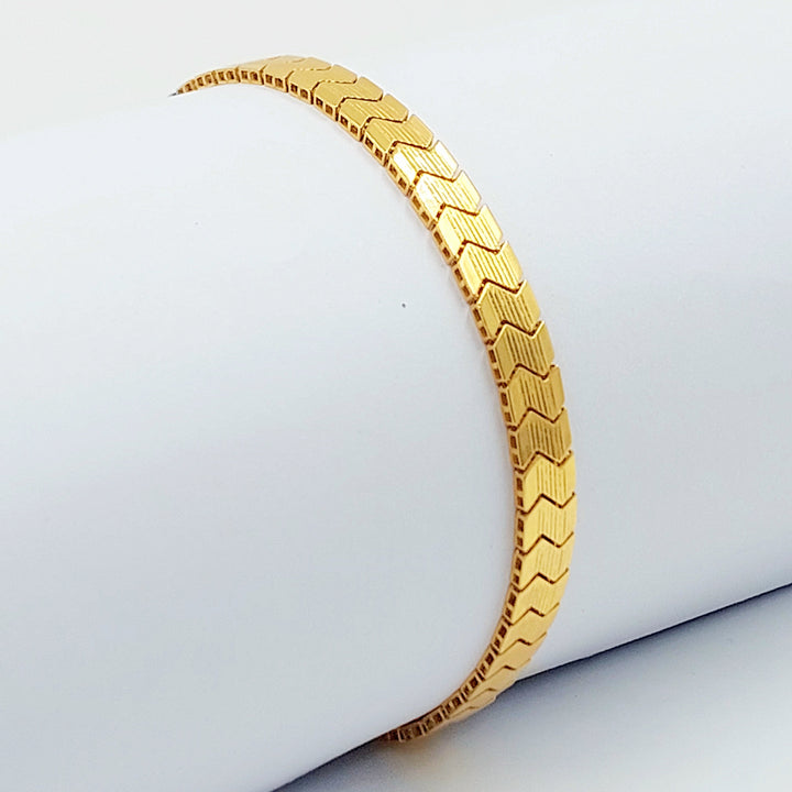 21K اسوارة افعى-مجوهرات الشيخ سعيد-Saeed Jewelry 