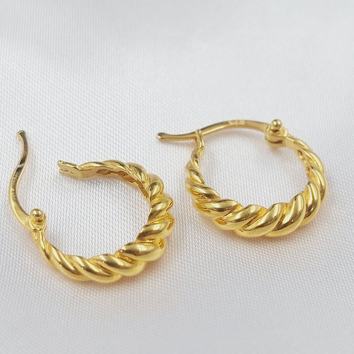 21K حلق ذبلة اكسترا-مجوهرات الشيخ سعيد-Saeed Jewelry 