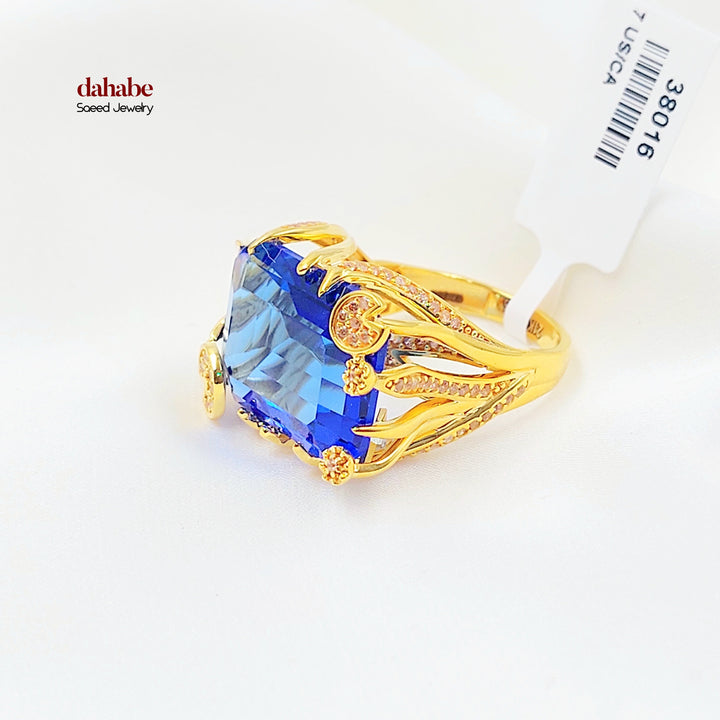 Zircon Studded Deluxe Ring