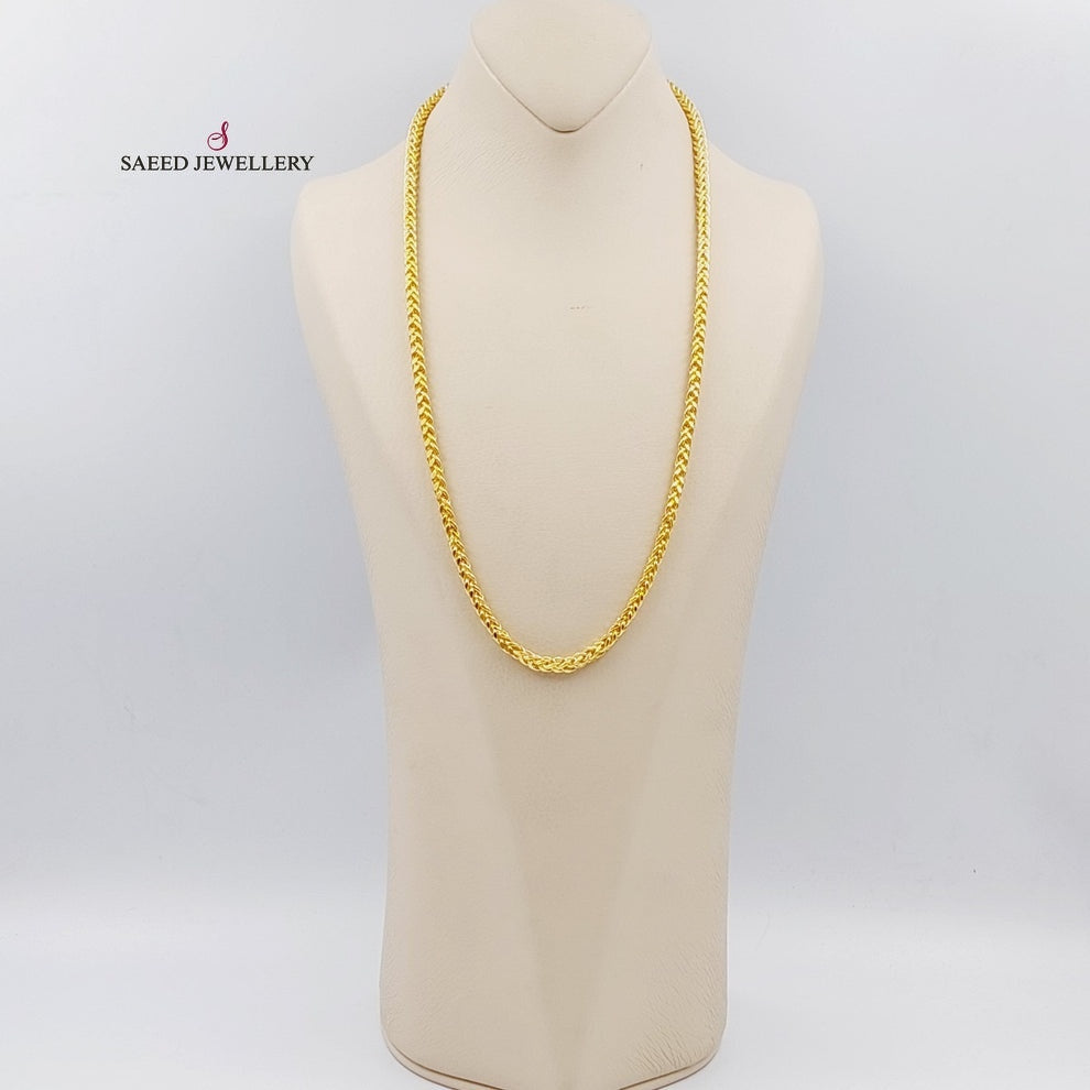 <span>(5mm) Franco Chain 60cm Made Of 21K Yellow Gold</span> by Saeed Jewelry-26616